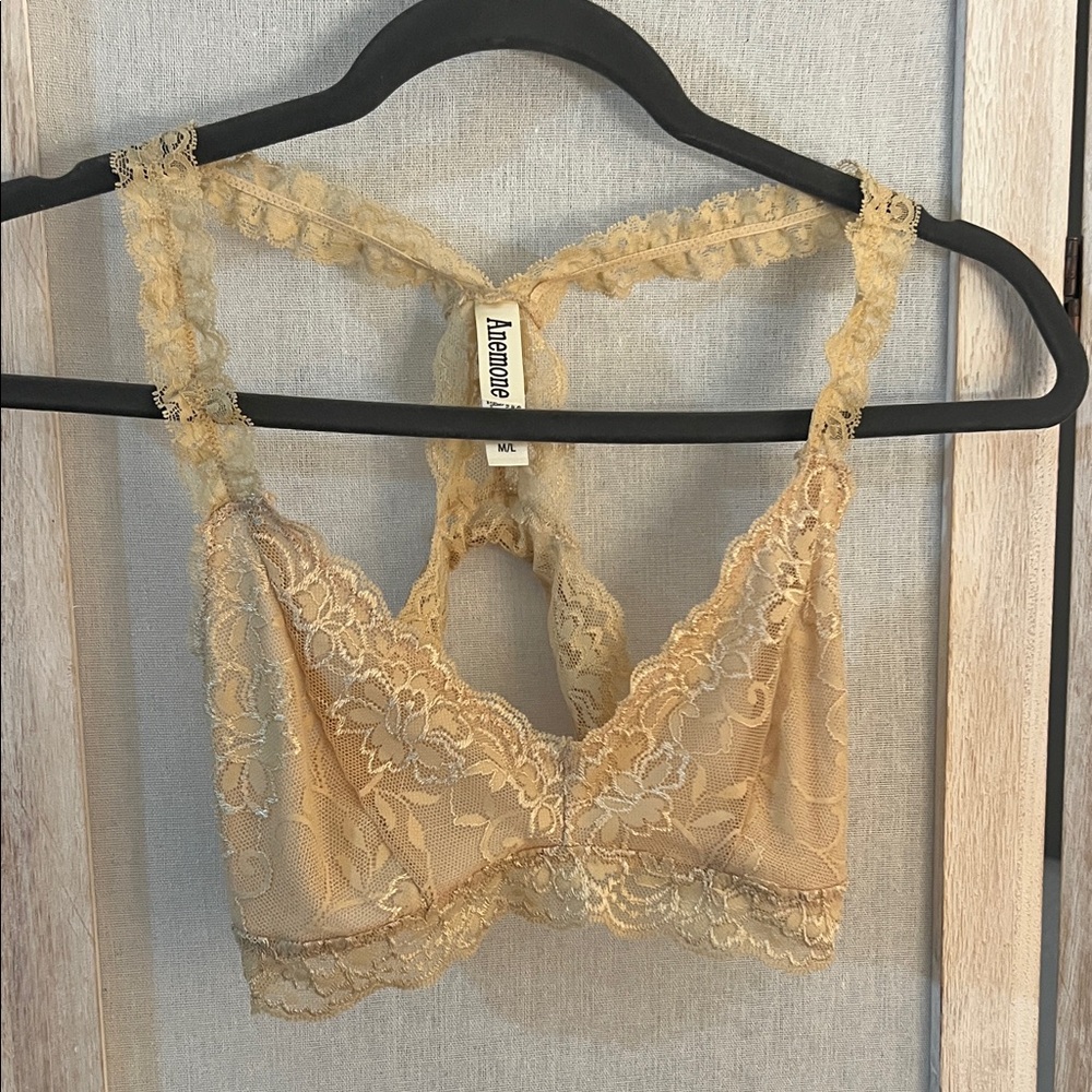 Anemone Cream Lace Bralette